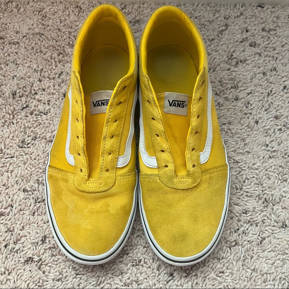 Yellow Vans Womens Size 8.5